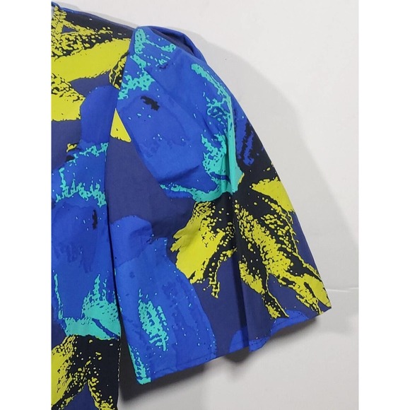 Christopher John Rogers Target Sz 4 Floral Puff Sleeve Tiered Ruffled Maxi Dress - Picture 3 of 8